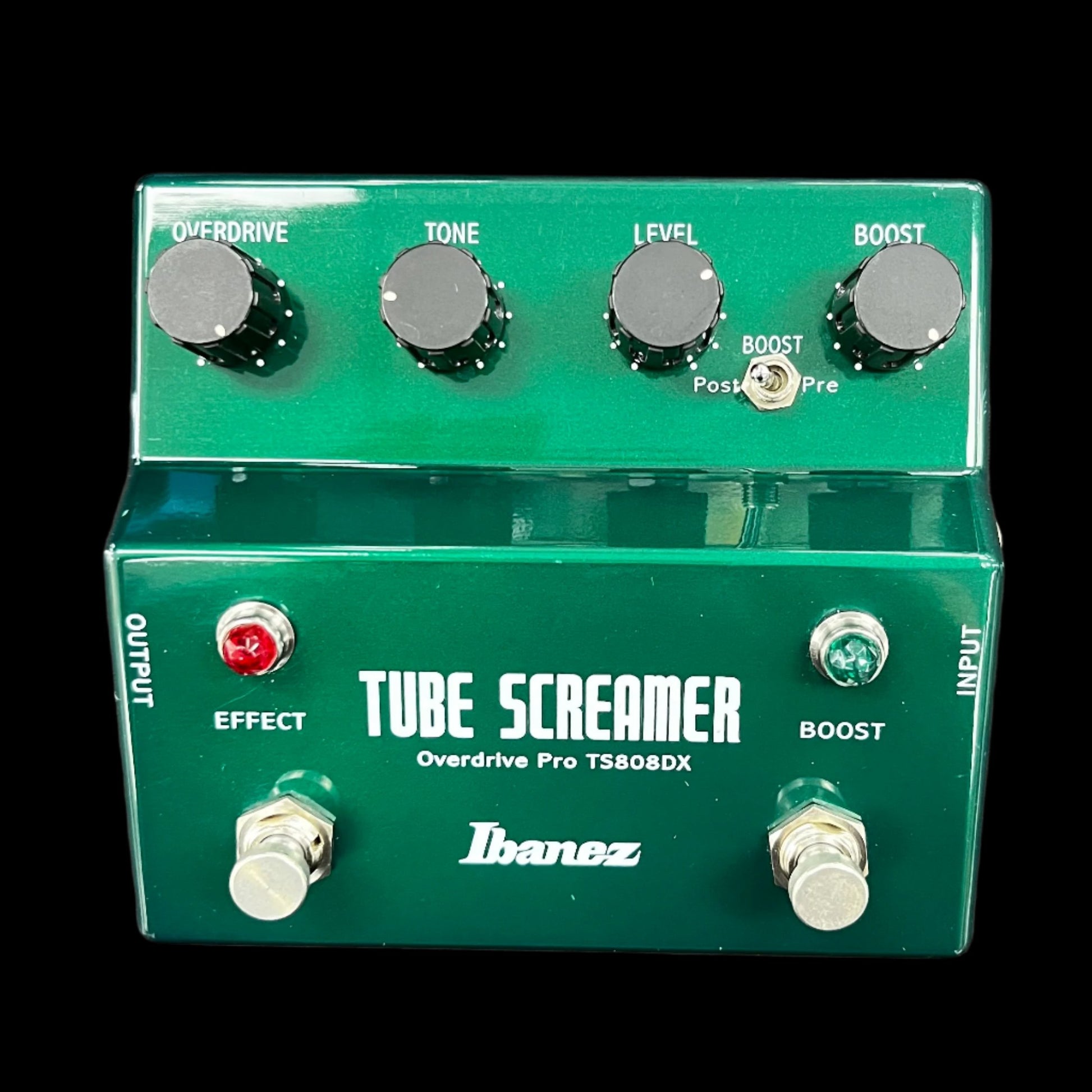 Top of Used Ibanez Tube Screamer Overdrive Pro TS808DX Pedal TFW821