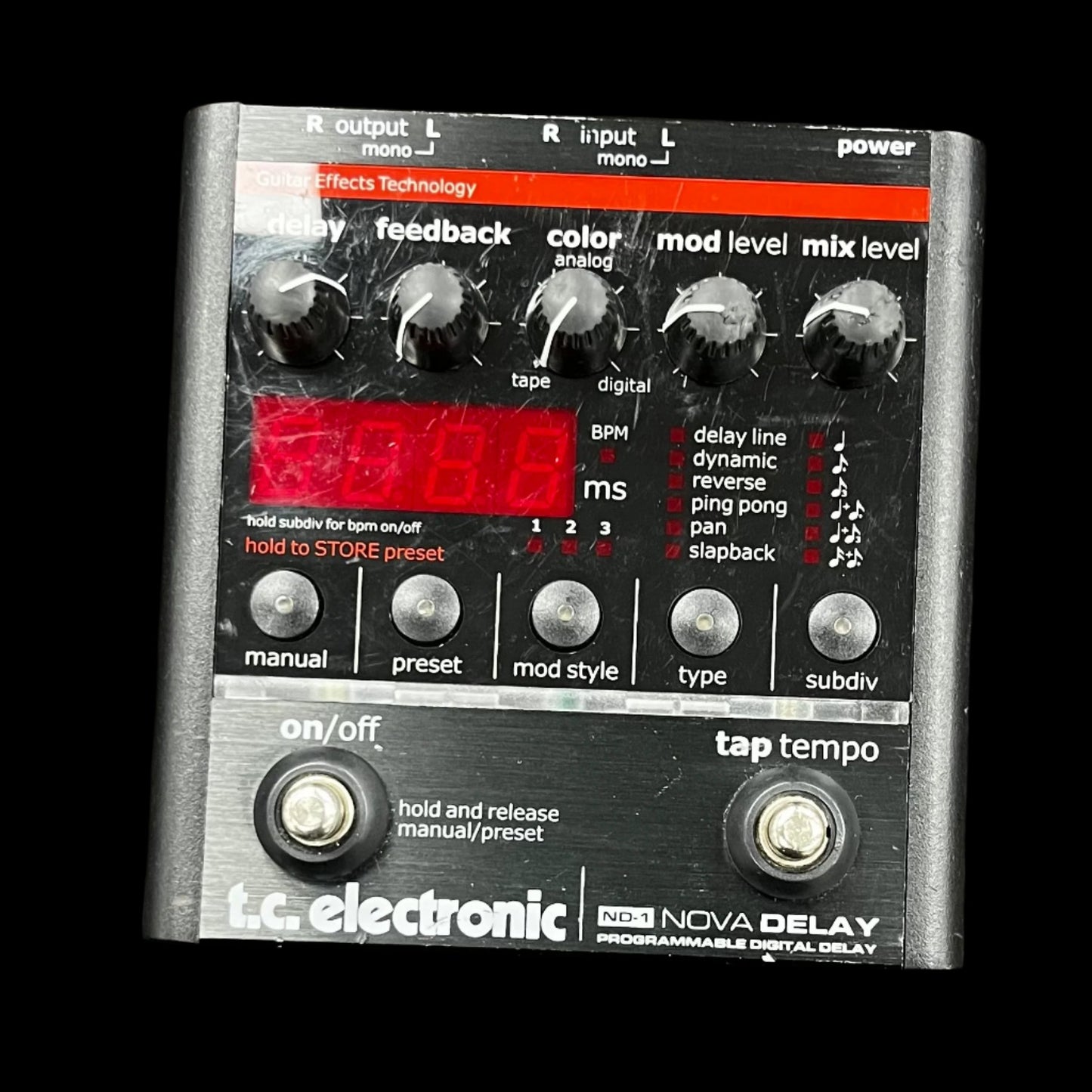 Top of Used TC Electronic ND-1 Nova Delay TFW847