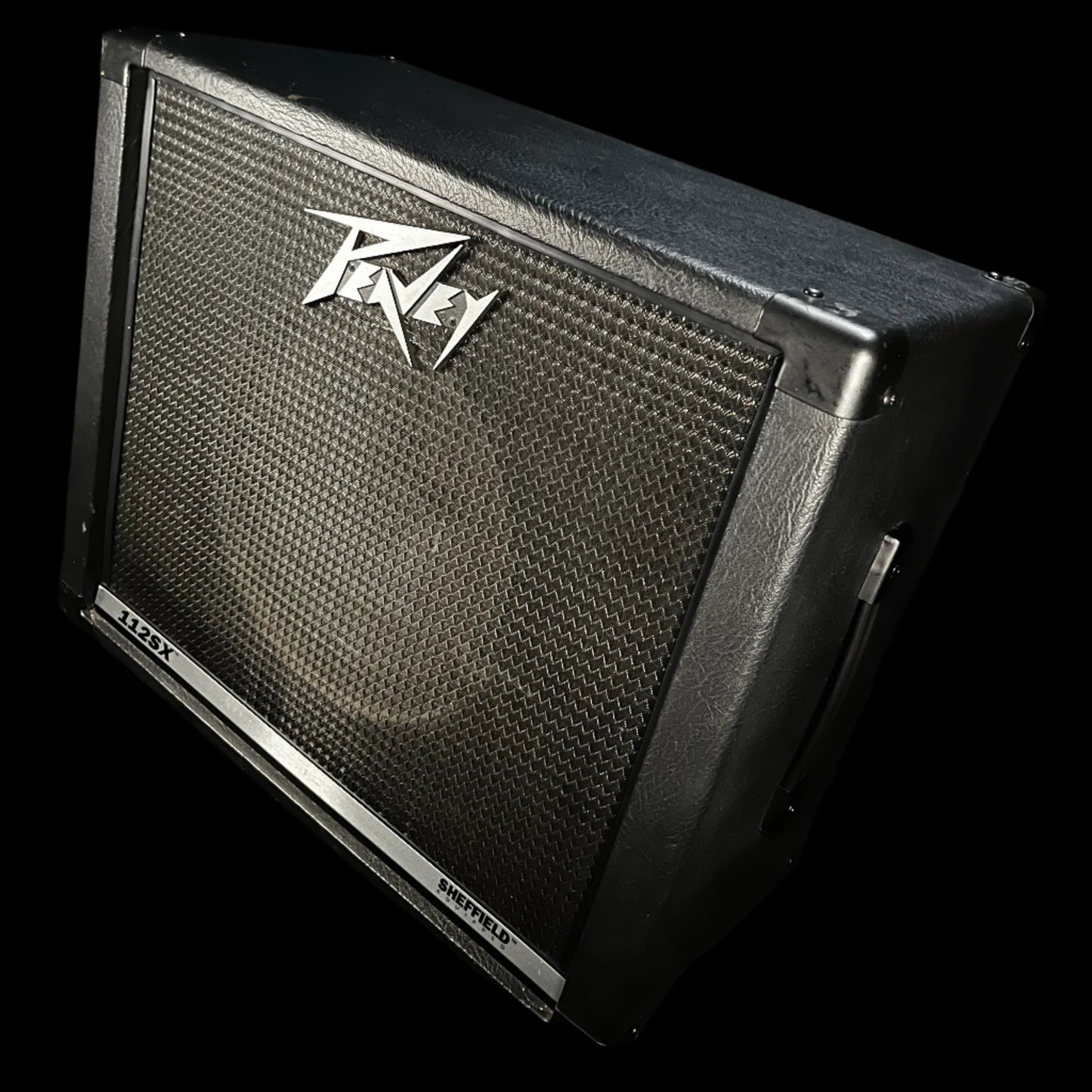 Side of Used Peavey 112SX 1X12 Guitar Cabinet TFW826