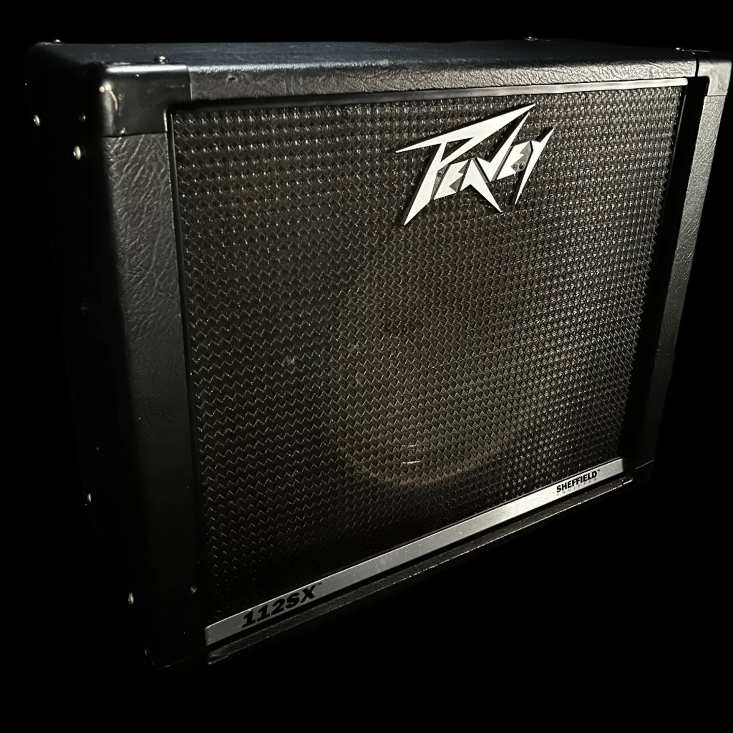 Side of Used Peavey 112SX 1X12 Guitar Cabinet TFW826