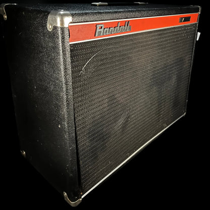 Side of Used Vintage 1970's Randall R212S 2X12 Guitar Cabinet TFW828