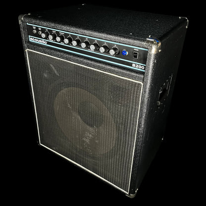 Side of Used Acoustic B200 200 Watt 1X15 Bass Amp TFW855