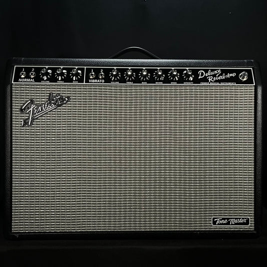 Front of Used Fender Tone Master Deluxe Reverb Amplifier TFW865