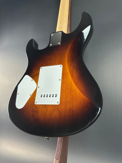 Back angle of Used Yamaha Pacifica PAC212VFM Burst.