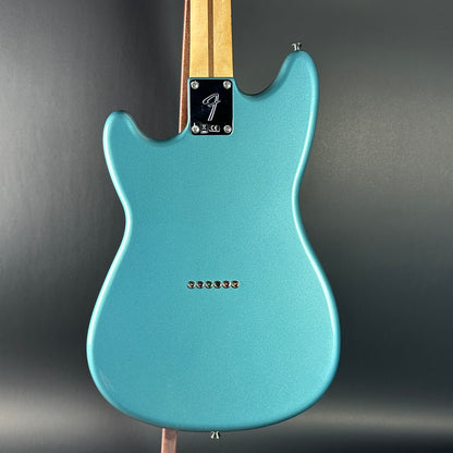 Back of Used Fender Player Duo Sonic Tide Pool Blue.