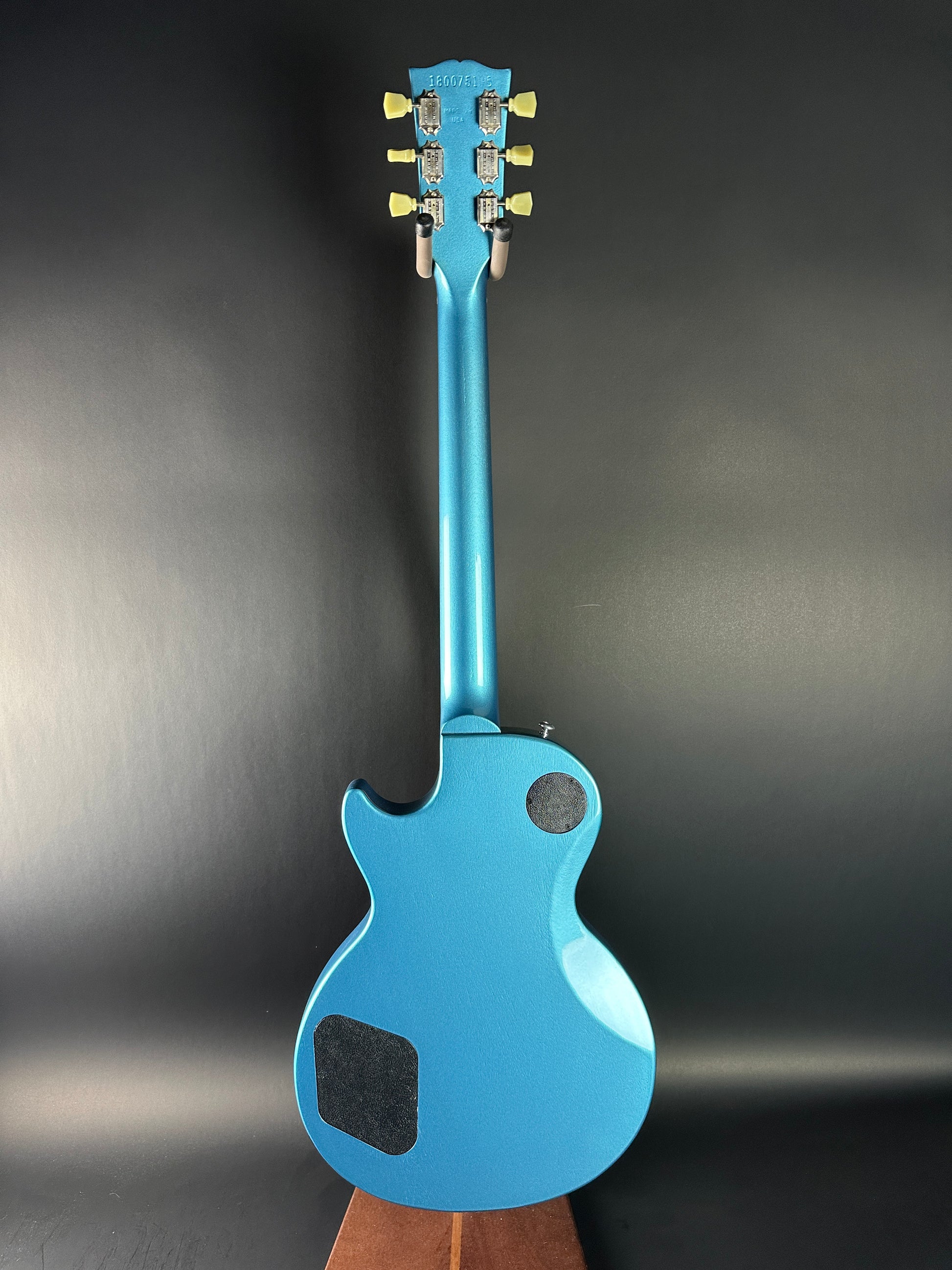 Full back of Used 2015 Gibson Les Paul Special Pelham Blue.