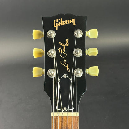 Headstock of Used 2015 Gibson Les Paul Special Pelham Blue.