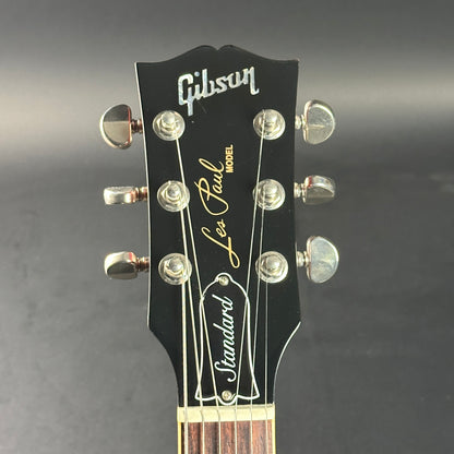 Headstock of Used Gibson Les Paul Standard 60's Iced Tea.