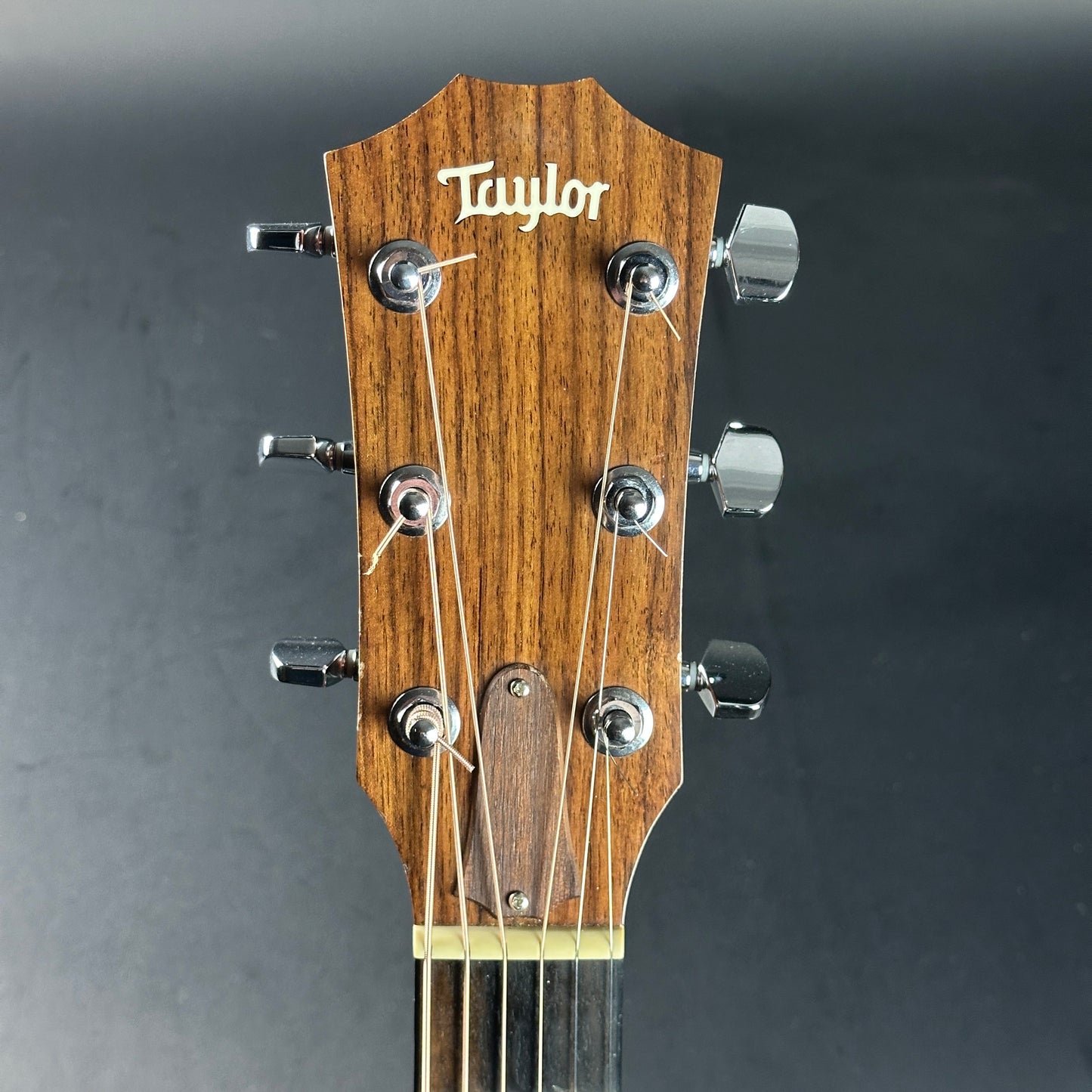 Headstock of Used 2012 Taylor 314ce.