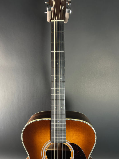 Fretboard of Used Martin 000-28 Ambertone.