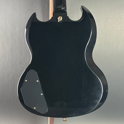 Back of Used 2010 Gibson Custom Shop SG Custom Ebony.