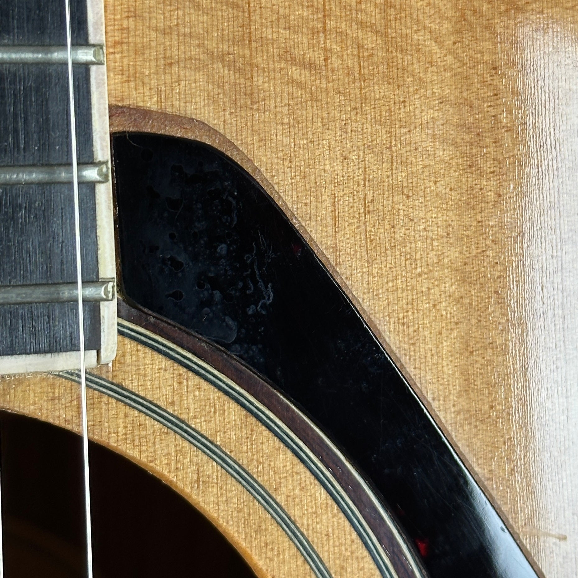 Pickguard of Vintage 1970s Yamaha L-5.