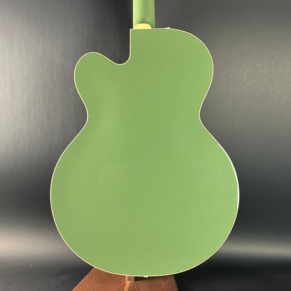 Back of Used Gretsch G6118T-60 Vintage Select 60th Anniversary Smoke Green.