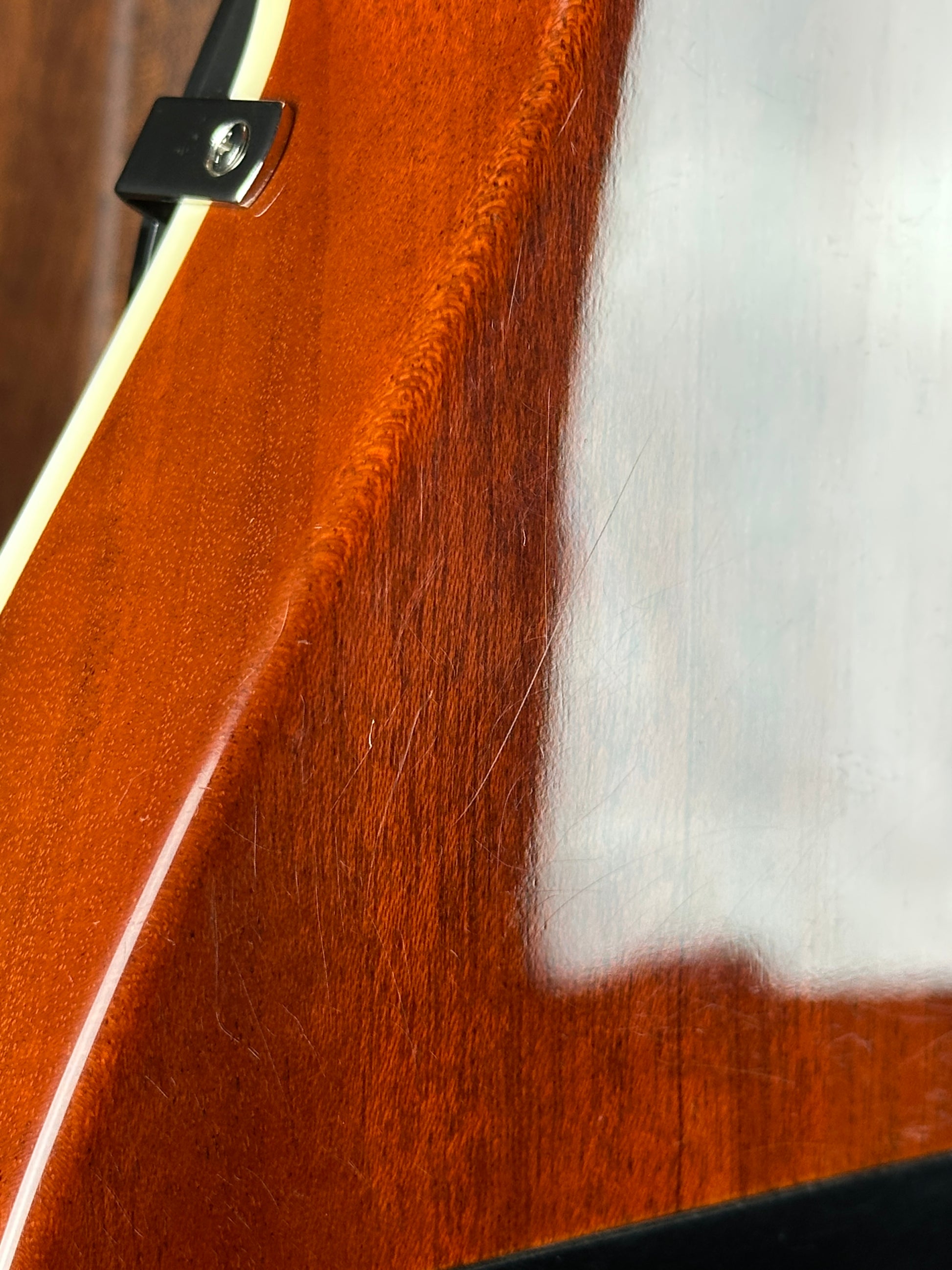 Scratches on back of Used Gretsch G6128T-TVP Power Jet.