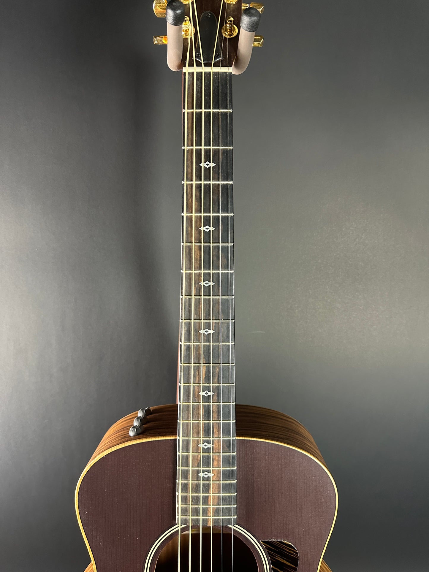 Fretboard of Used Taylor 50th Anniversary GS Mini-e Sunburst LTD.