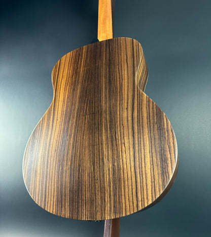 Back angle of Used Taylor 50th Anniversary GS Mini-e Sunburst LTD.