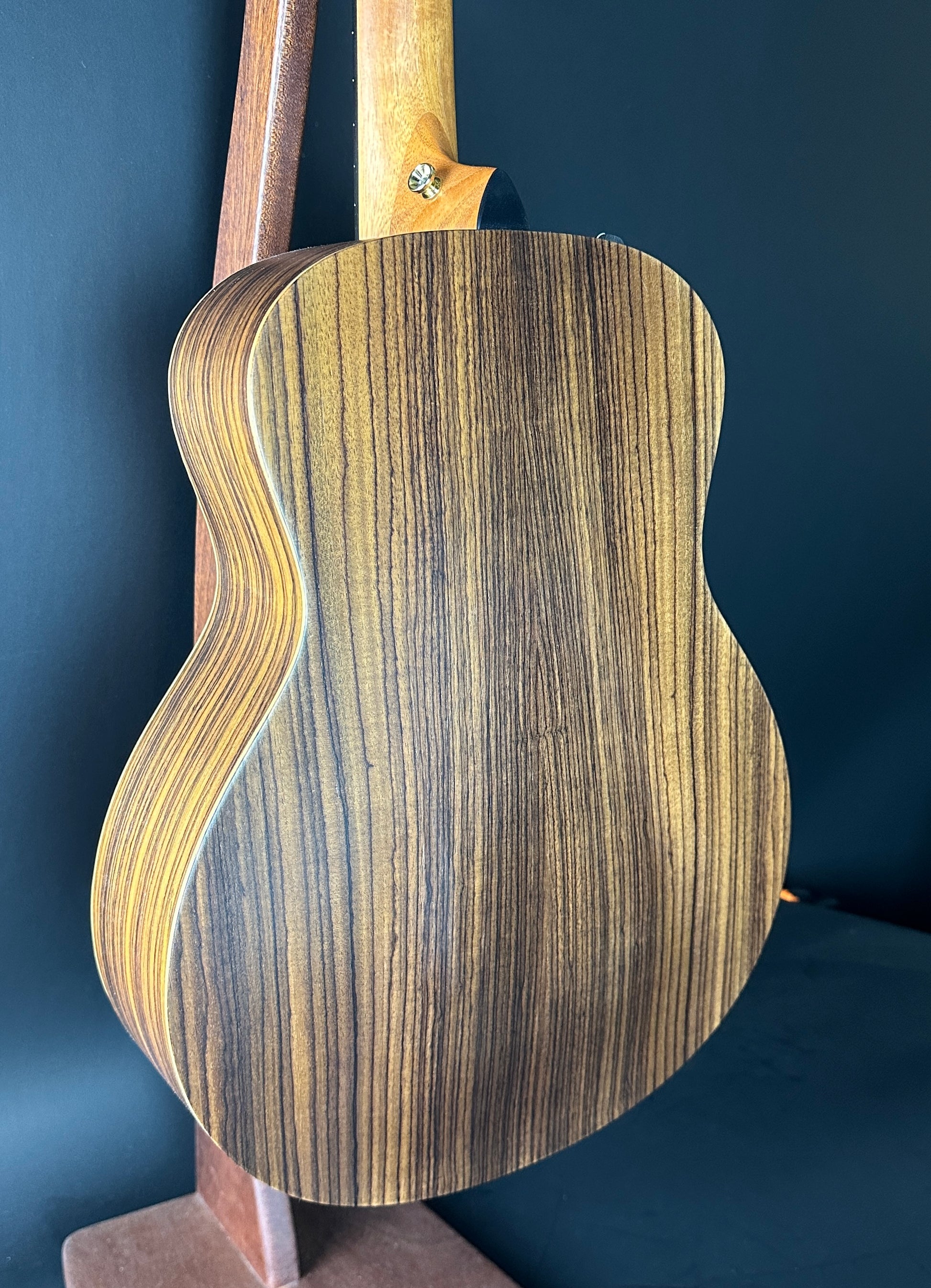 Back angle of Used Taylor 50th Anniversary GS Mini-e Sunburst LTD.