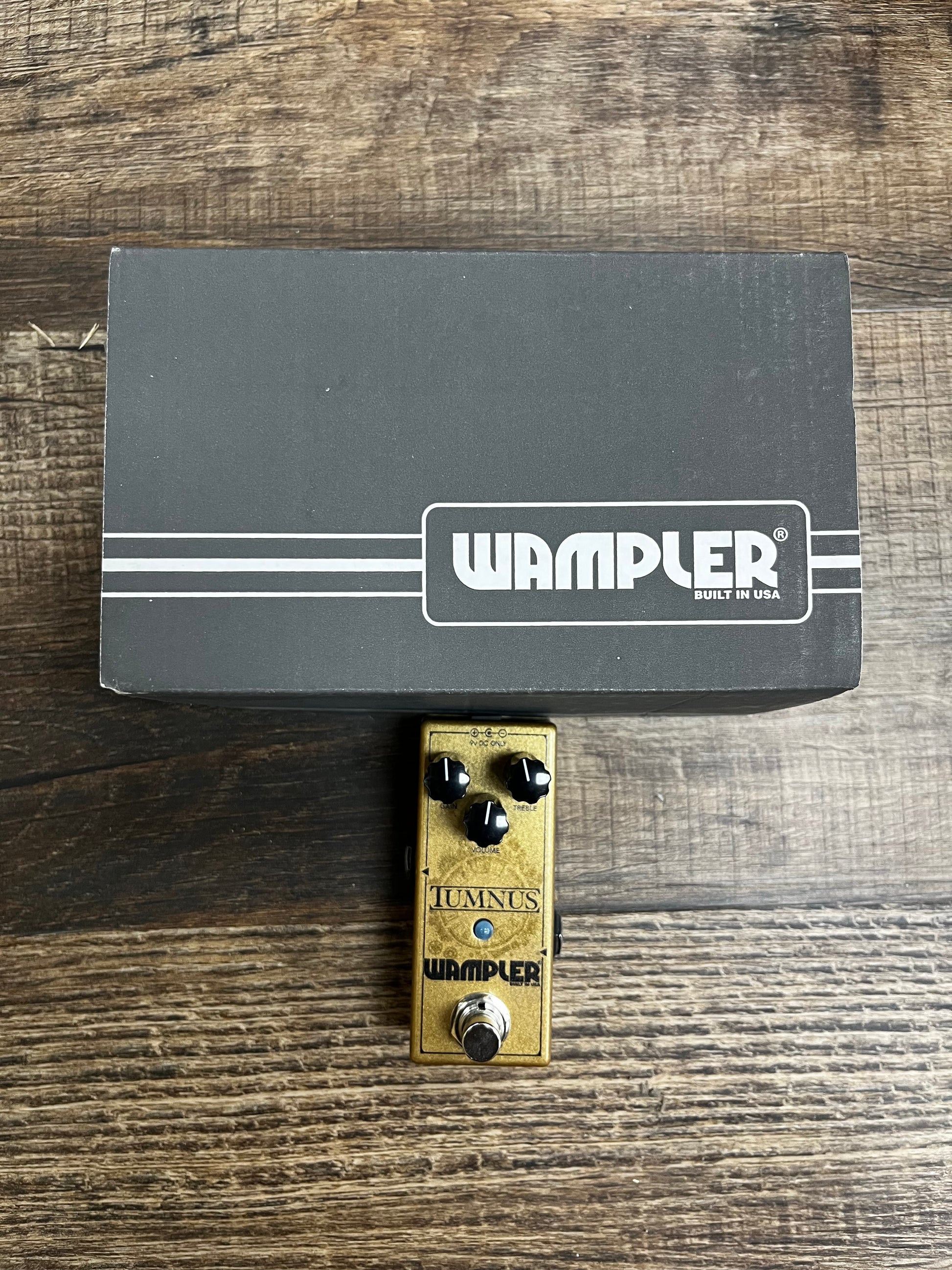 Top w/box of Used Wampler Tumulus Overdrive Pedal w/Box TFW49