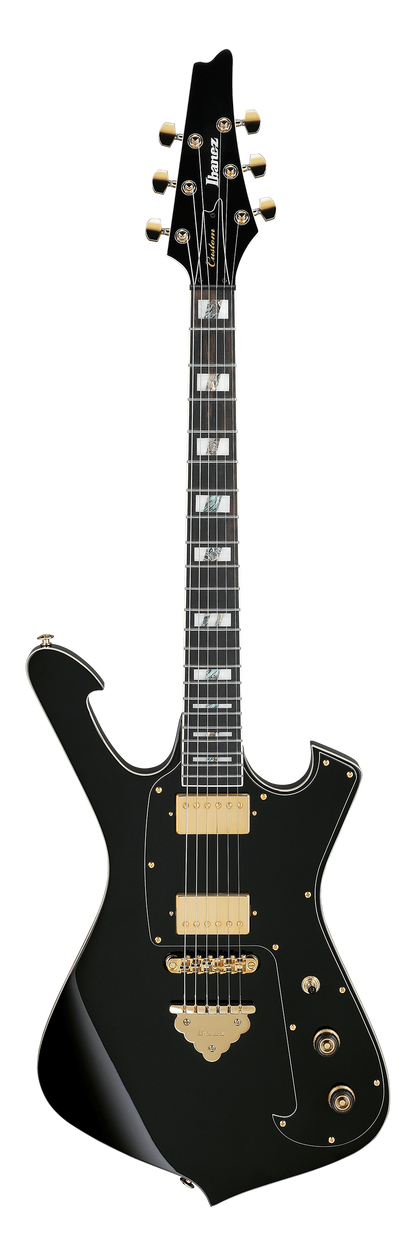 Full frontal of Ibanez FRM350 Paul Gilbert Signature Black.