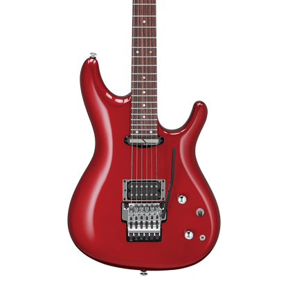 Front of Ibanez JS240PS Joe Satriani Signature Candy Apple.