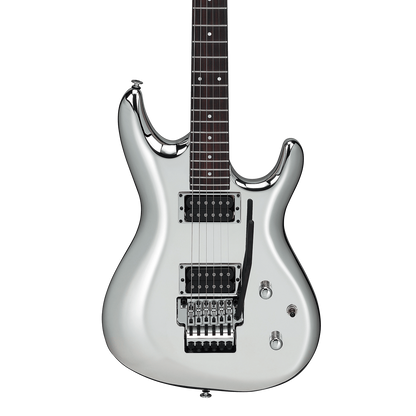 Front of Ibanez JS3CR Joe Satriani Signature Chrome Boy Limited Edition.