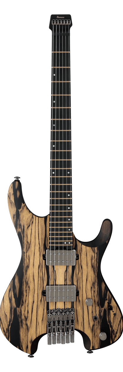 Full frontal of Ibanez Q52 Standard Pale Moon Ebony Natural Flat.