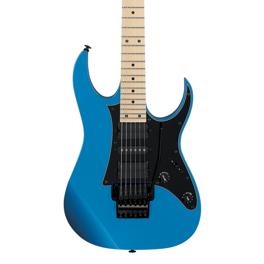 Front of Ibanez RG550 Genesis Collection Electric Blue.