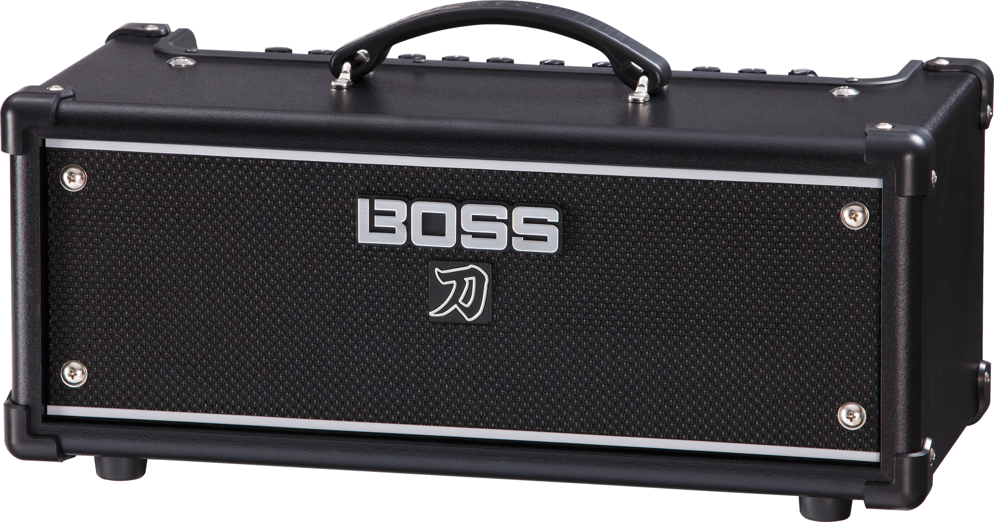 Front angle of Boss Katana Gen 3 100W Head Guitar Amp.