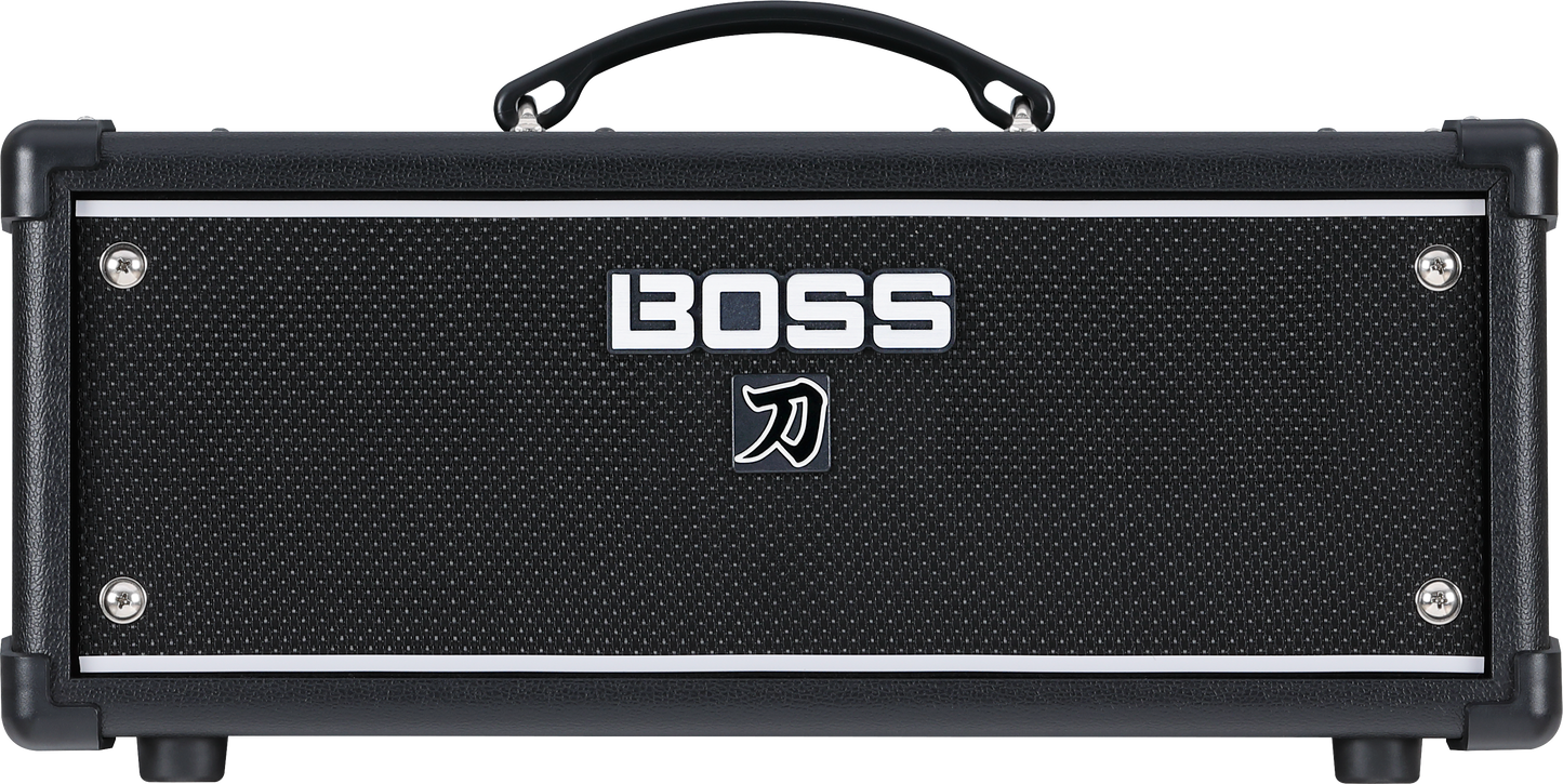 Front of Boss Katana Gen 3 100W Head Guitar Amp.