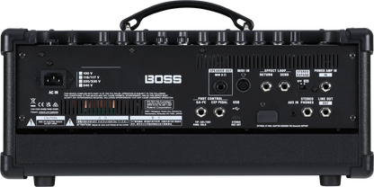 Back of Boss Katana Gen 3 100W Head Guitar Amp.