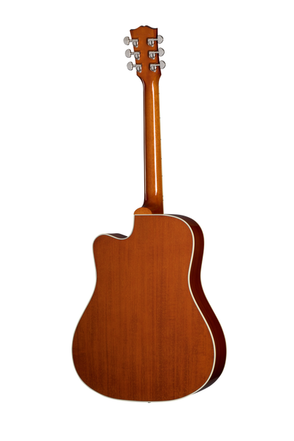 Back of Gibson Hummingbird Standard EC Heritage Cherry Sunburst.