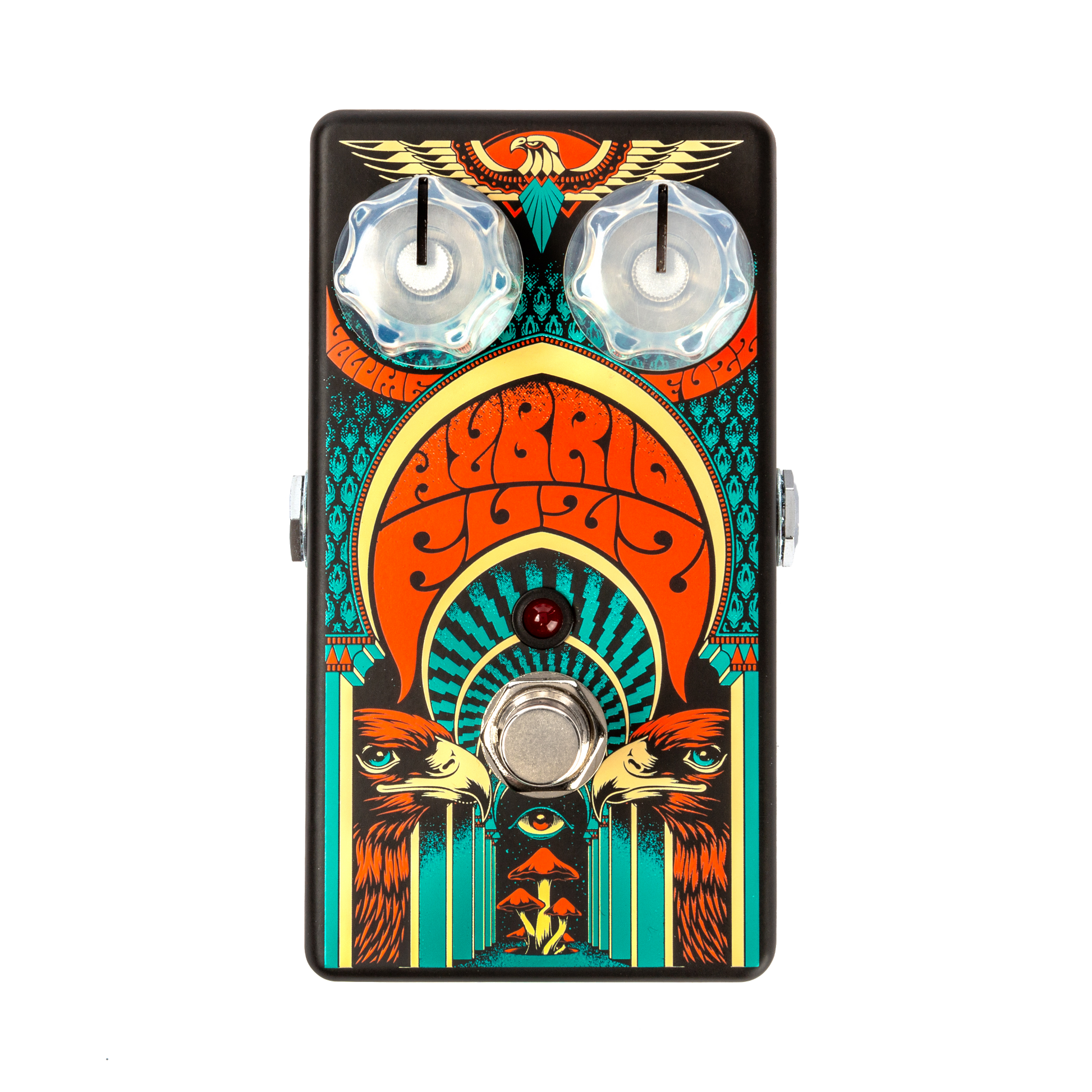 Top down of MXR CSP041 Custom Shop  Hybrid Fuzz.