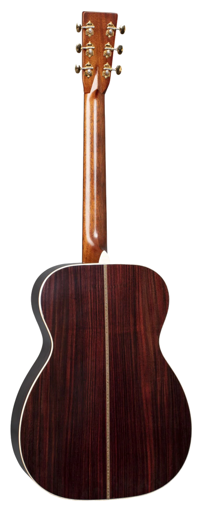 Back of Martin 00-28 Modern Deluxe Natural.