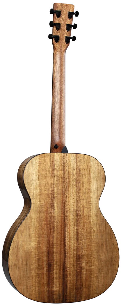 Back of Martin 000-12E Koa/Sitka Natural.