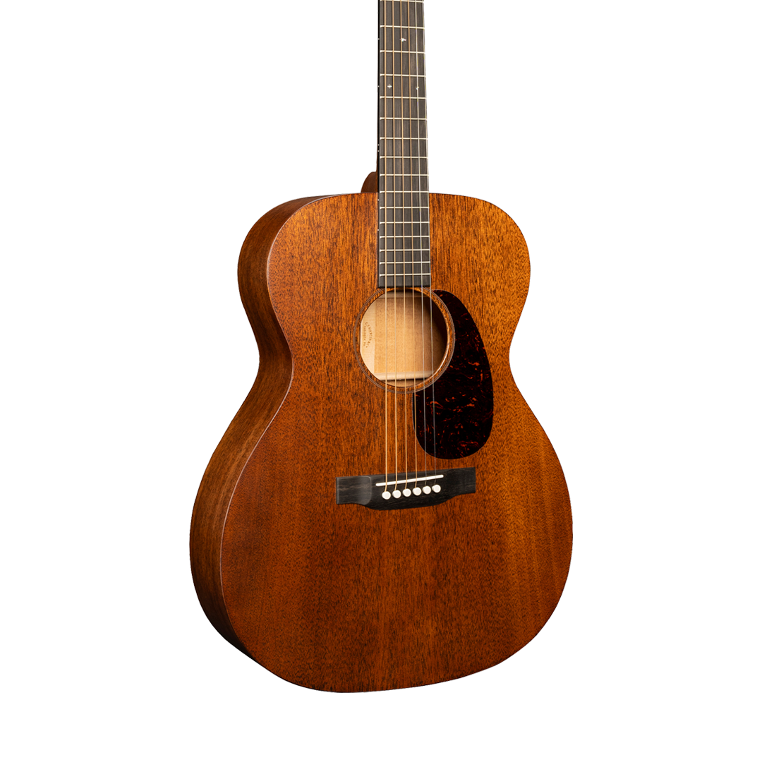 Front of Martin 000-17 Dark Mahogany Satin.