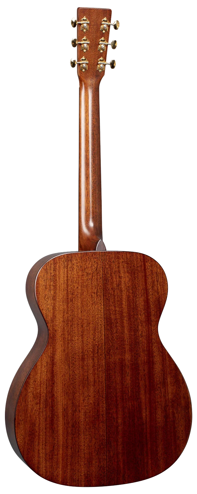 Back of Martin 000-18 Modern Deluxe Natural.