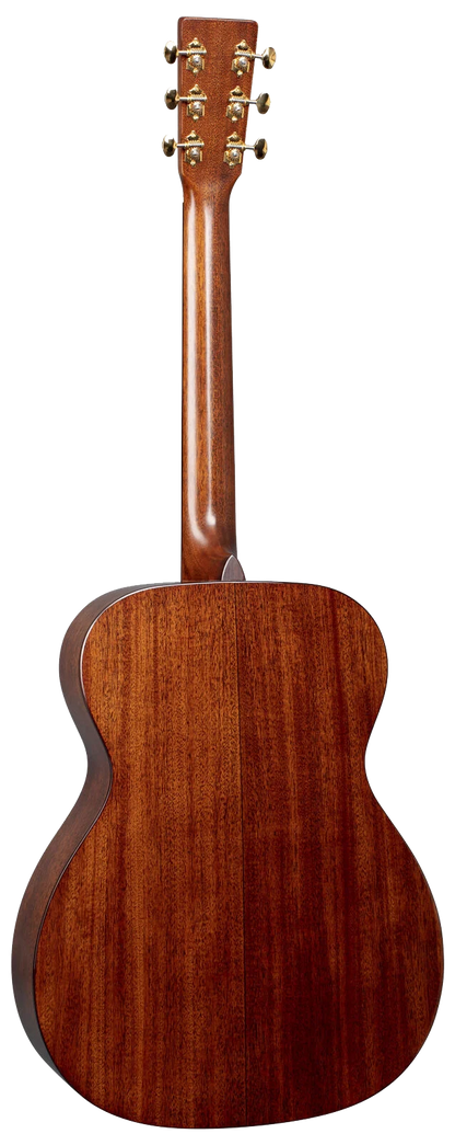 Back of Martin 000-18 Modern Deluxe Natural.