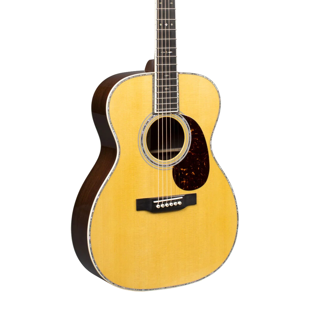 Front of Martin 000-42 Natural.