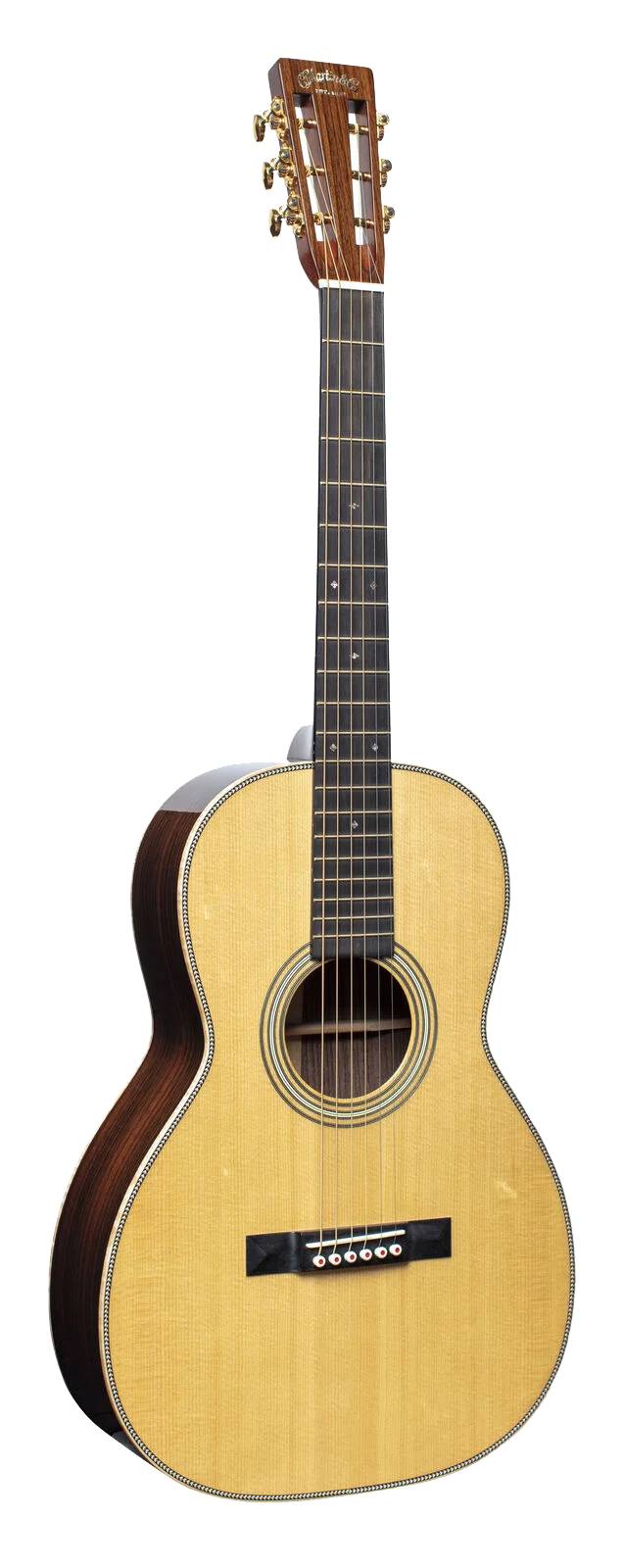 Full frontal of Martin 0012-28 Modern Deluxe Natural.