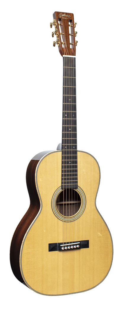 Full frontal of Martin 0012-28 Modern Deluxe Natural.