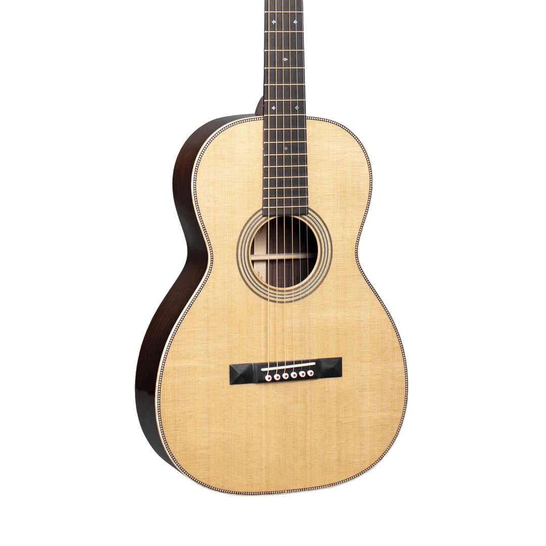 Front of Martin 012-28 Modern Deluxe Natural.