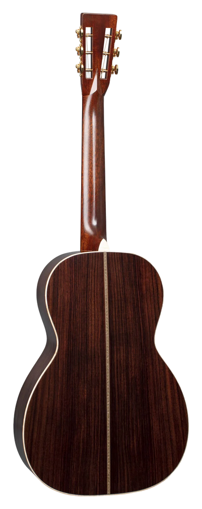 Back of Martin 012-28 Modern Deluxe Natural.