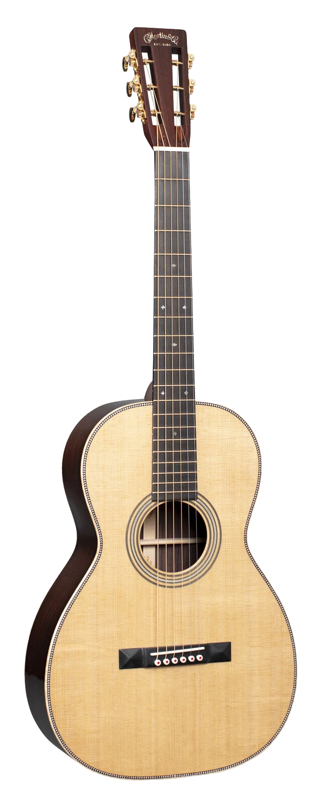 Full frontal of Martin 012-28 Modern Deluxe Natural.