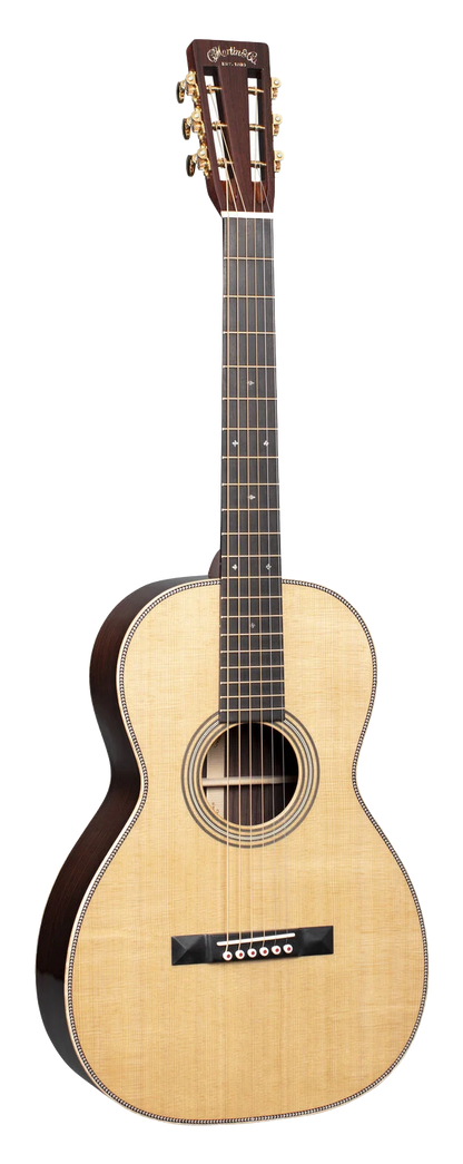 Full frontal of Martin 012-28 Modern Deluxe Natural.