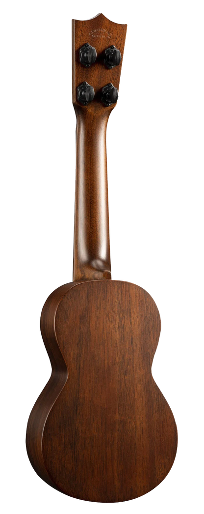 Back of Martin 0 Soprano Ukulele Sinker Mahogany.