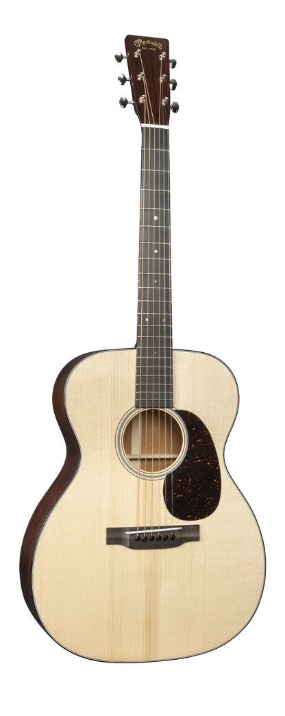 Full frontal of Martin Custom Shop 000-18 Authentic 1937 Natural.