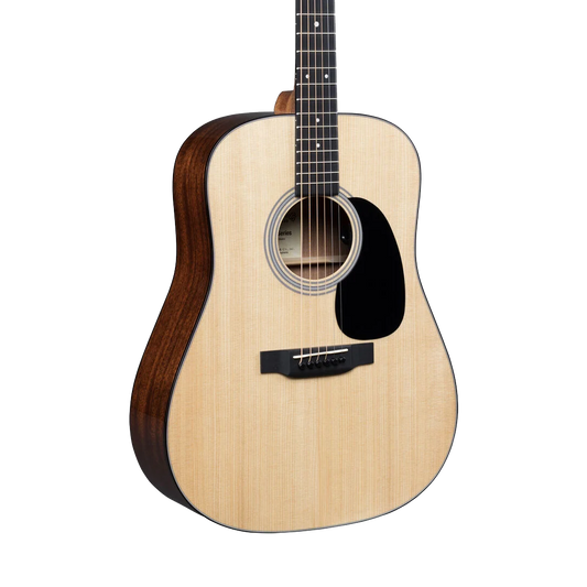 Front of Martin D-12E Natural.