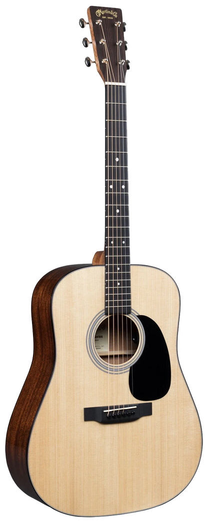 Full frontal of Martin D-12E Natural.