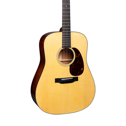 Front of Martin D-18 Natural.