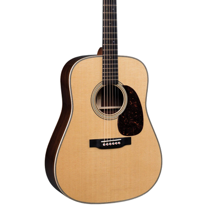 Front of Martin D-28E LRB Modern Deluxe w/LR Baggs.